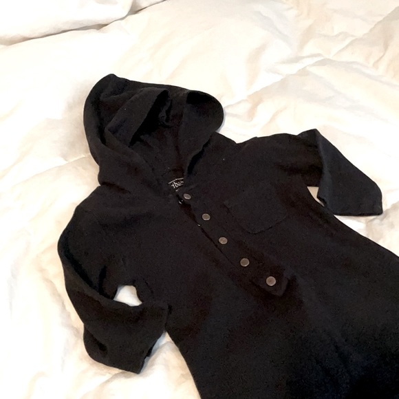 Loved baby black waffle one piece - Picture 2 of 7